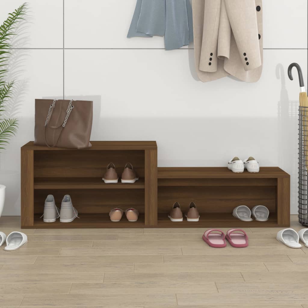 Shoe Cabinet 150X35X45 Cm Engineered Wood