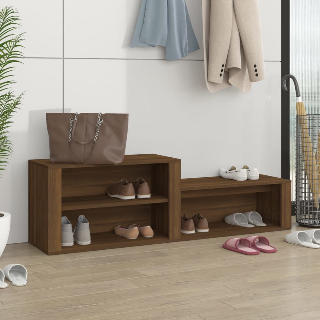 Shoe Cabinet 150X35X45 Cm Engineered Wood