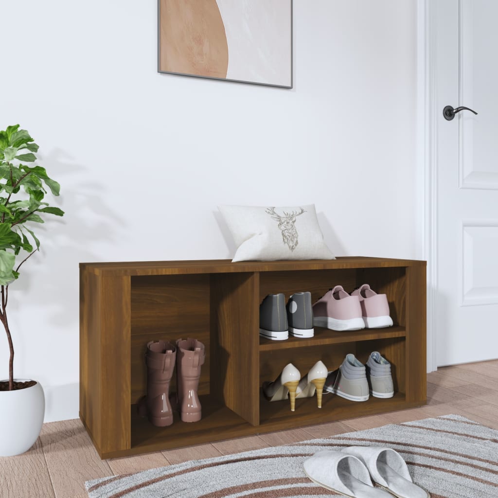 Shoe Cabinet 100X35X45 Cm Engineered Wood