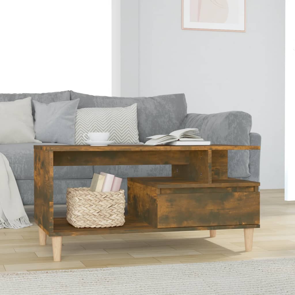 Coffee Table 90X49X45 Cm Engineered Wood
