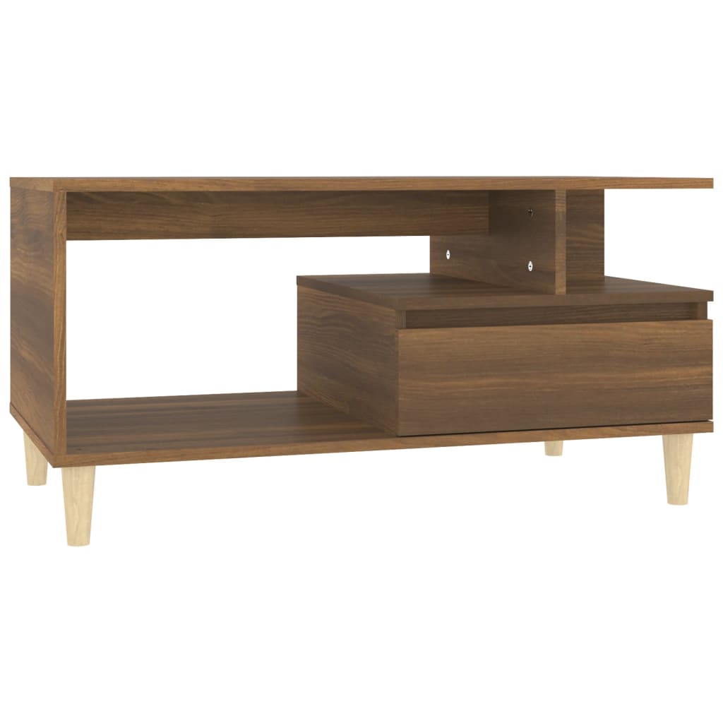 Coffee Table 90X49X45 Cm Engineered Wood