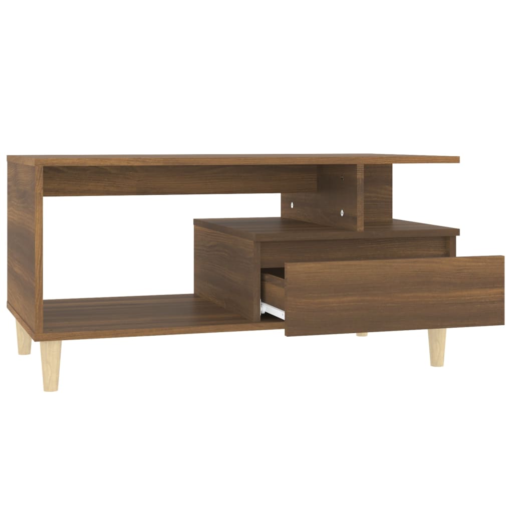 Coffee Table 90X49X45 Cm Engineered Wood