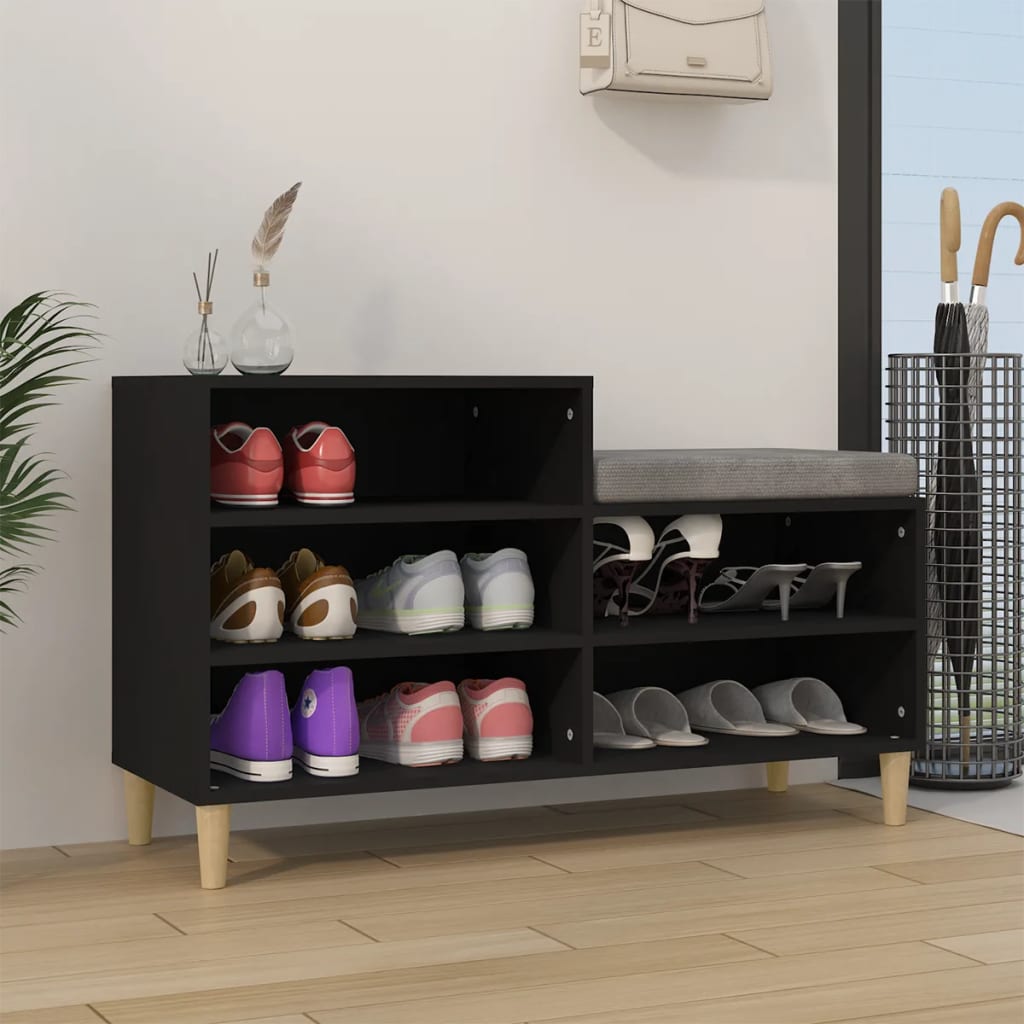 Shoe Cabinet 102X36X60 Cm Engineered Wood