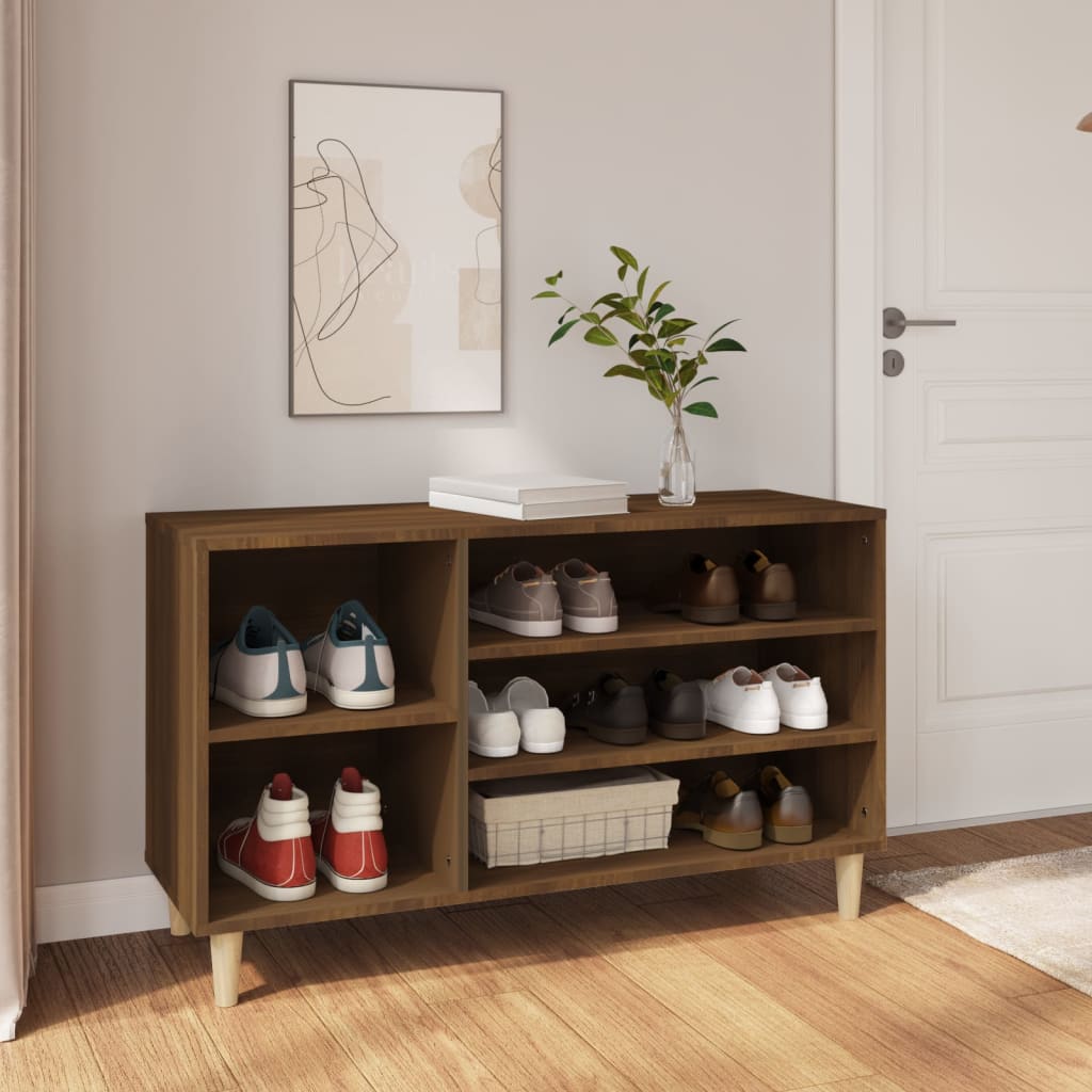 Shoe Cabinet 102X36X60 Cm Engineered Wood