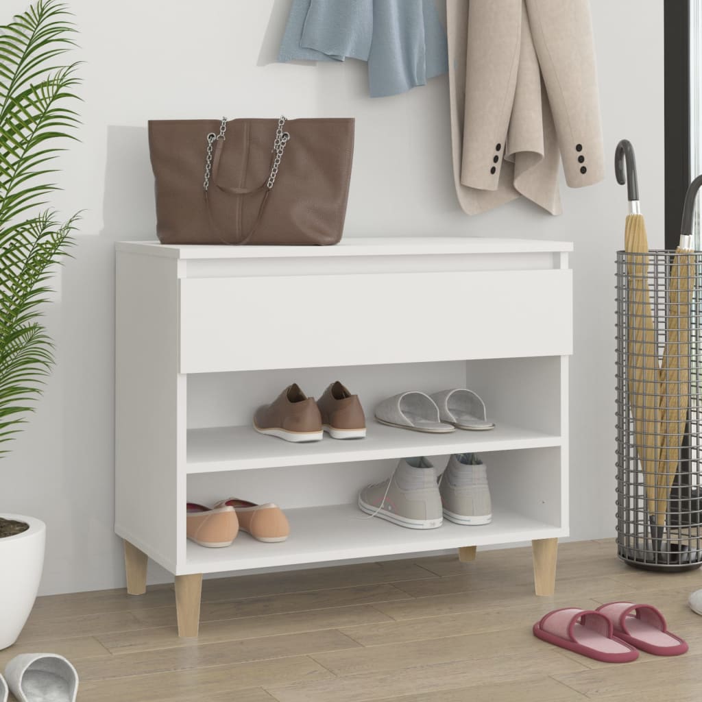 Shoe Cabinet 70X36X60 Cm Engineered Wood
