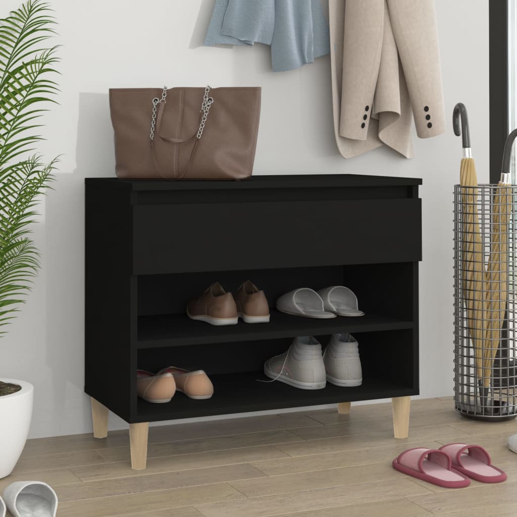 Shoe Cabinet 70X36X60 Cm Engineered Wood