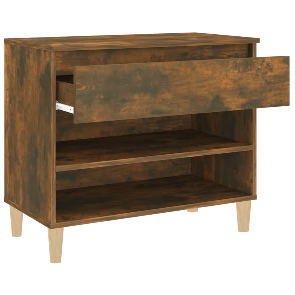 Shoe Cabinet 70X36X60 Cm Engineered Wood