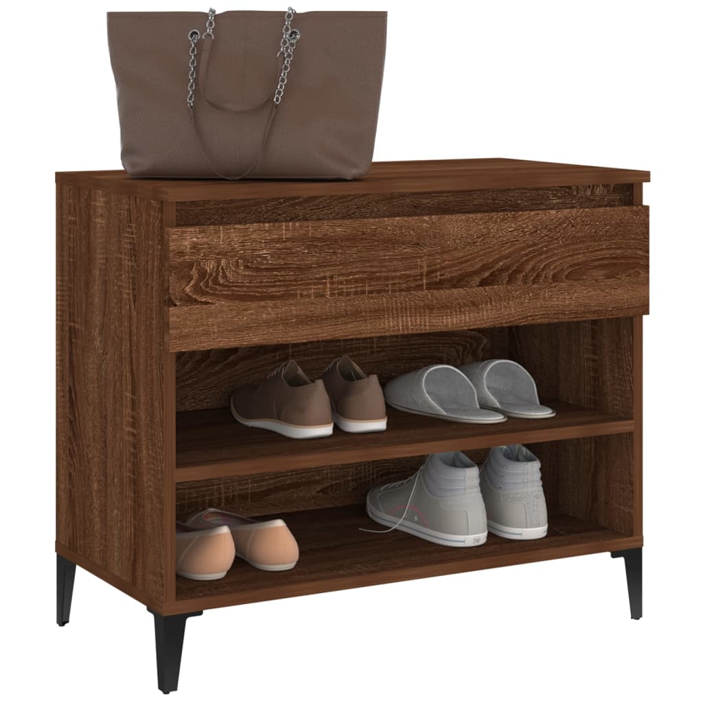 Shoe Cabinet 70X36X60 Cm Engineered Wood