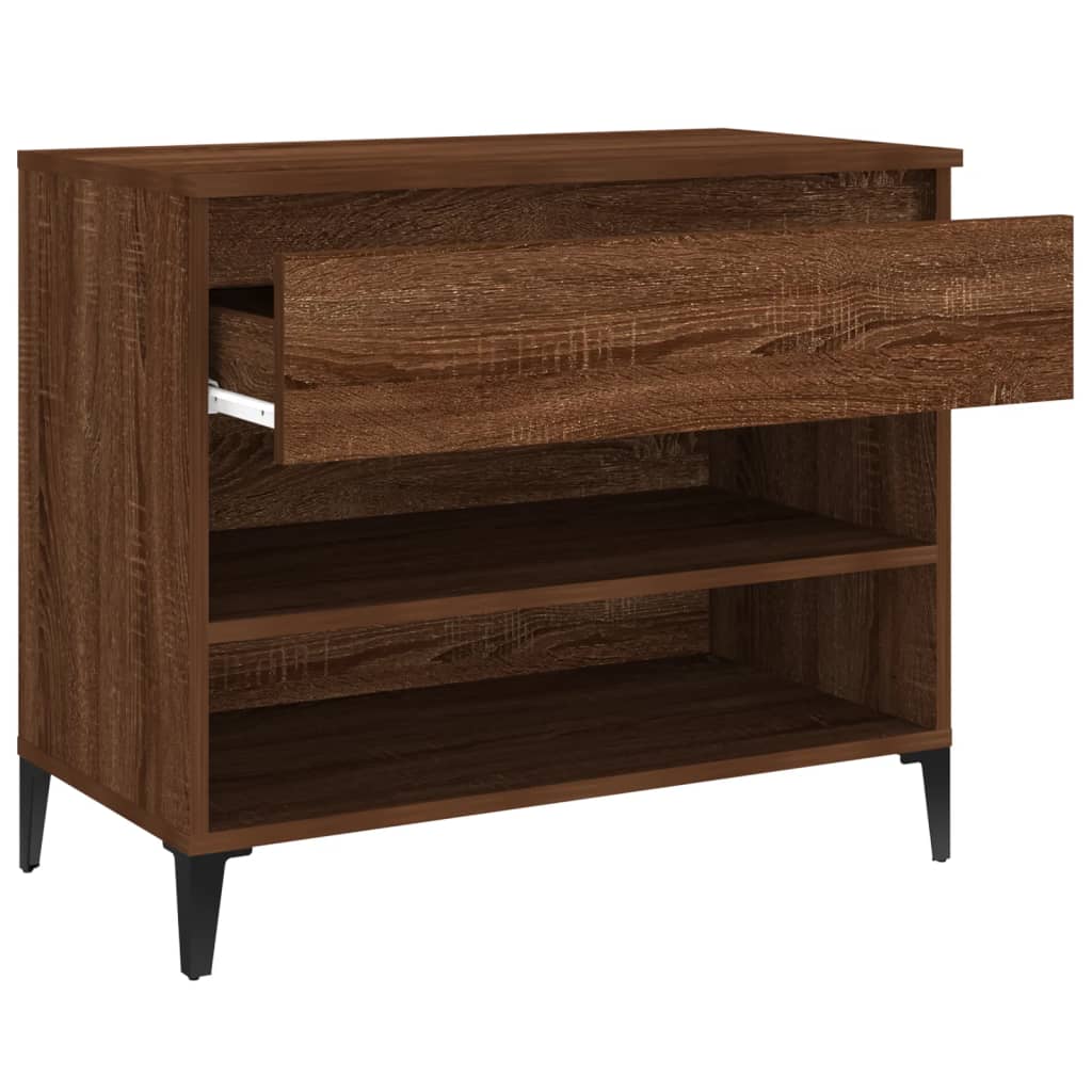 Shoe Cabinet 70X36X60 Cm Engineered Wood