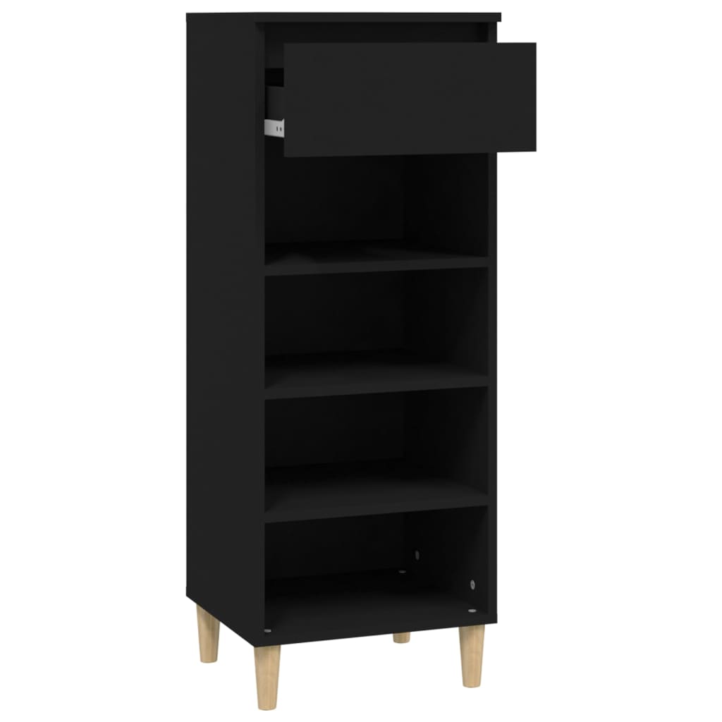 Shoe Cabinet 40X36X105 Cm Engineered Wood