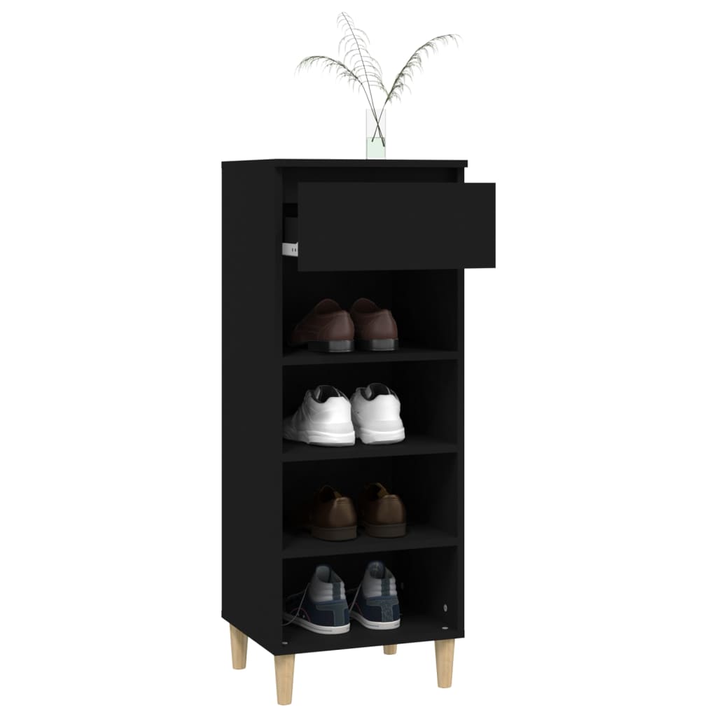 Shoe Cabinet 40X36X105 Cm Engineered Wood