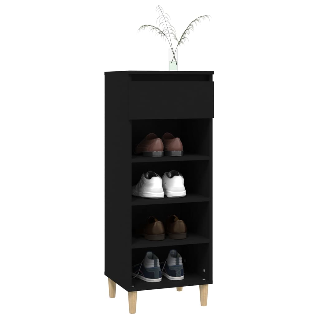 Shoe Cabinet 40X36X105 Cm Engineered Wood