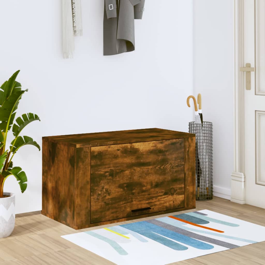 Wall-Mounted Shoe Cabinet 70X35X38 Cm Engineered Wood
