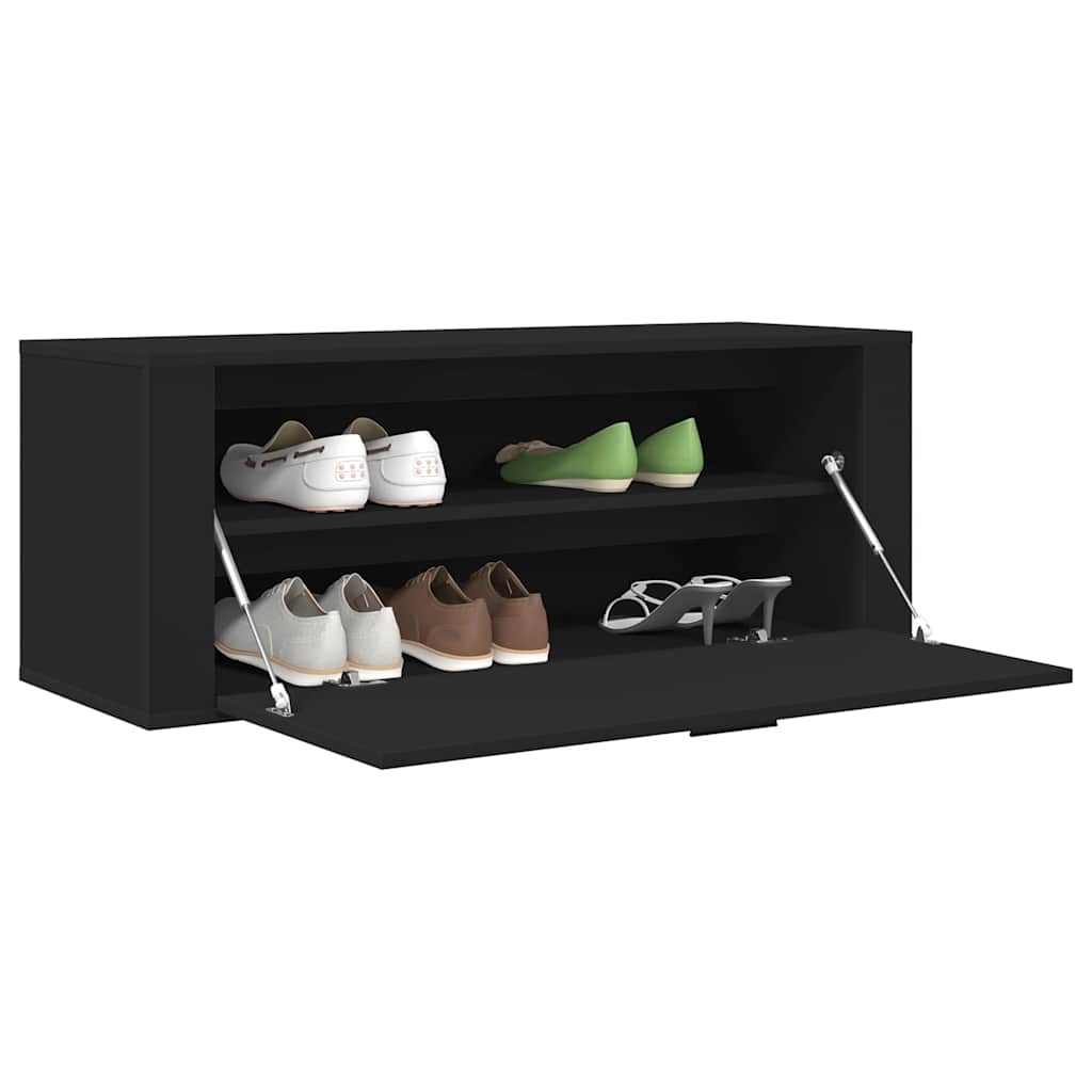 Wall Shoe Cabinet 100X35X38 Cm Engineered Wood