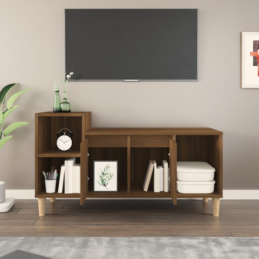 Tv Cabinet 100X35X55 Cm Engineered Wood