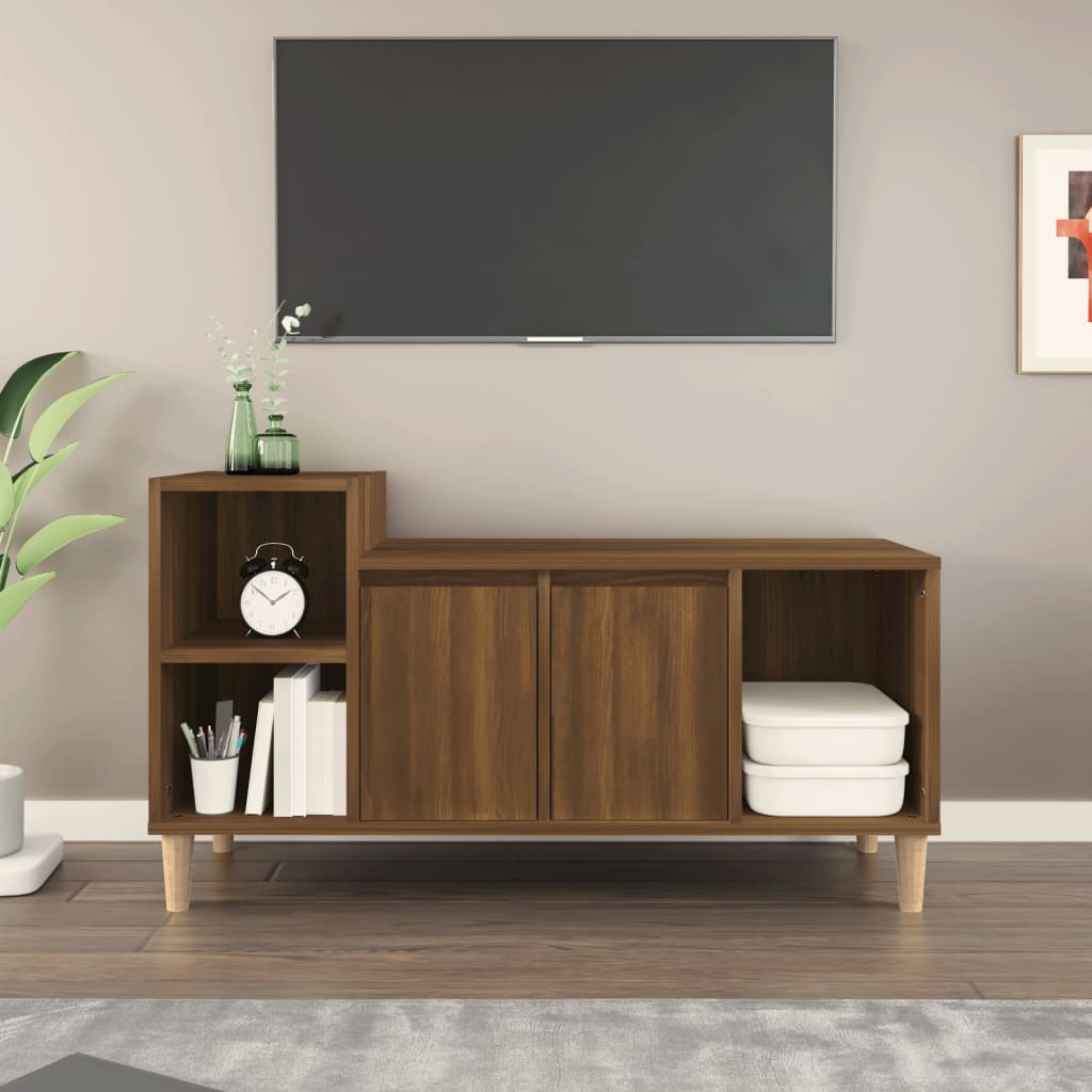 Tv Cabinet 100X35X55 Cm Engineered Wood