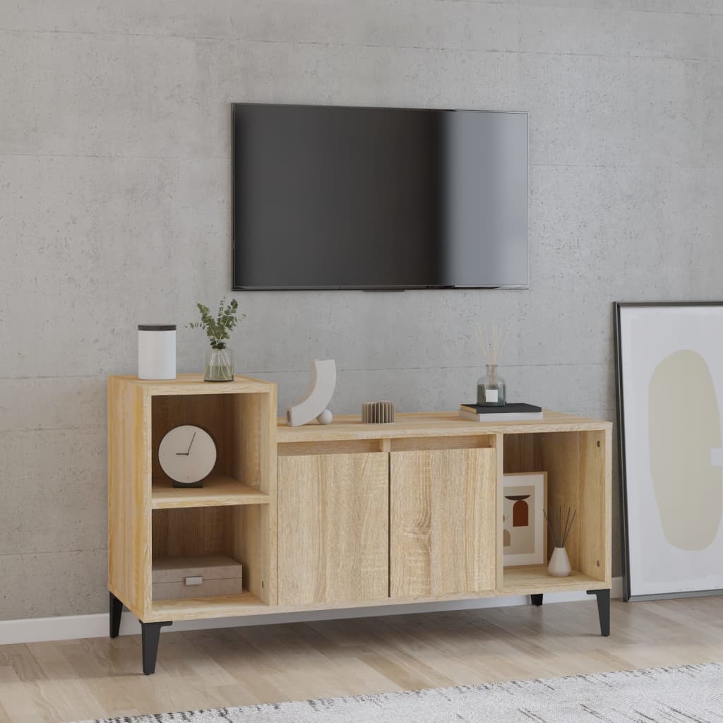 Tv Cabinet 100X35X55 Cm Engineered Wood