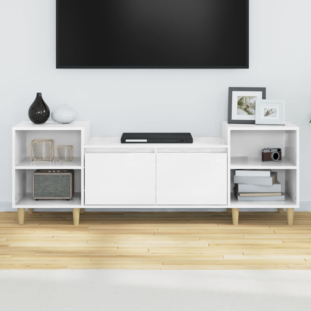 Tv Cabinet 160X35X55 Cm Engineered Wood