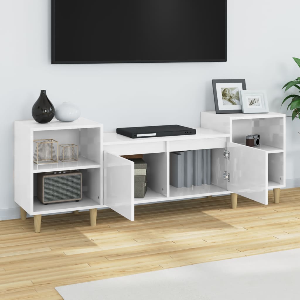 Tv Cabinet 160X35X55 Cm Engineered Wood