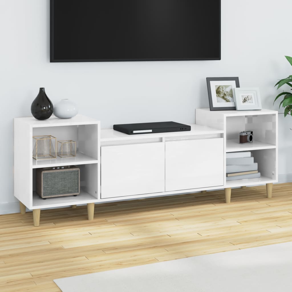 Tv Cabinet 160X35X55 Cm Engineered Wood