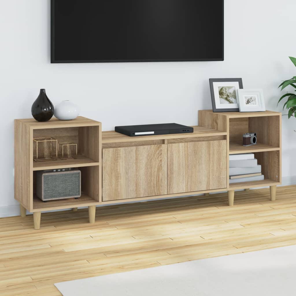 Tv Cabinet 160X35X55 Cm Engineered Wood