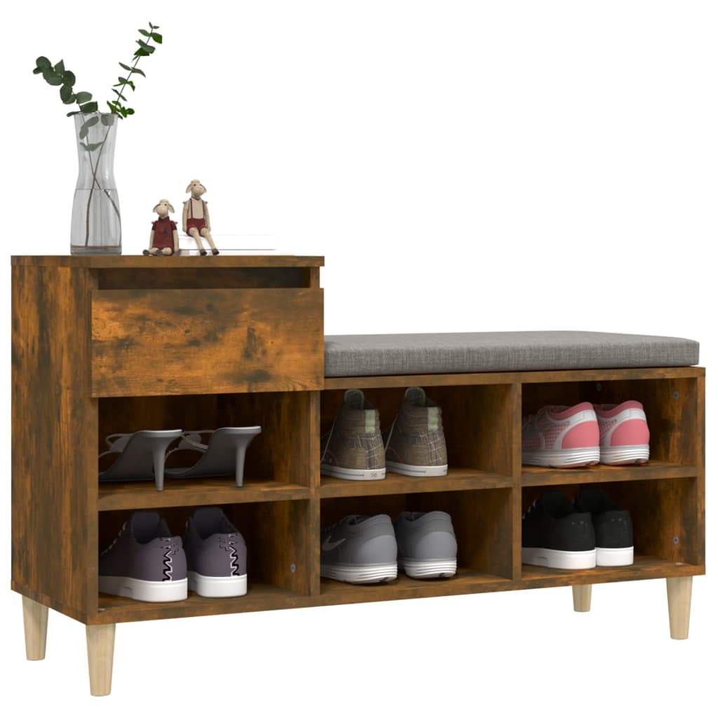Shoe Cabinet 102X36X60 Cm Engineered Wood