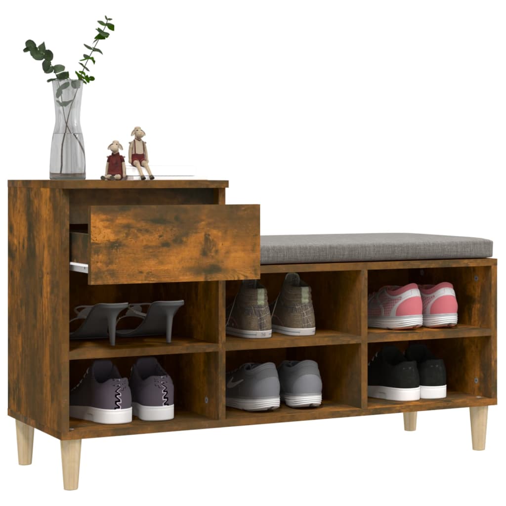 Shoe Cabinet 102X36X60 Cm Engineered Wood