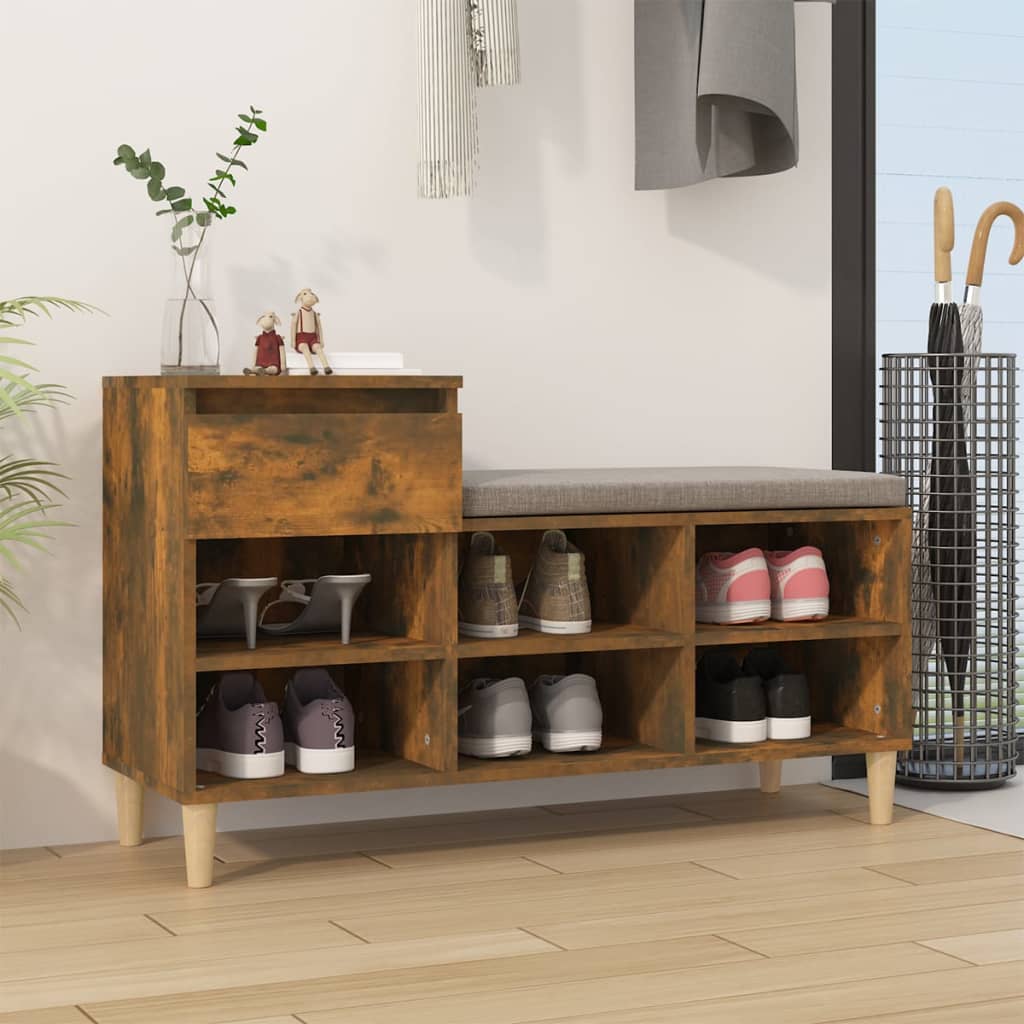 Shoe Cabinet 102X36X60 Cm Engineered Wood