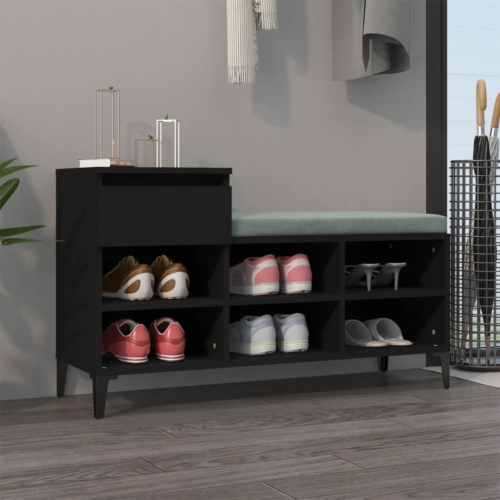 Shoe Cabinet 102X36X60 Cm Engineered Wood
