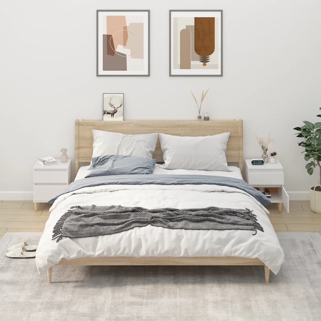 Bedside Cabinets 2 Pcs 40X35X50 Cm