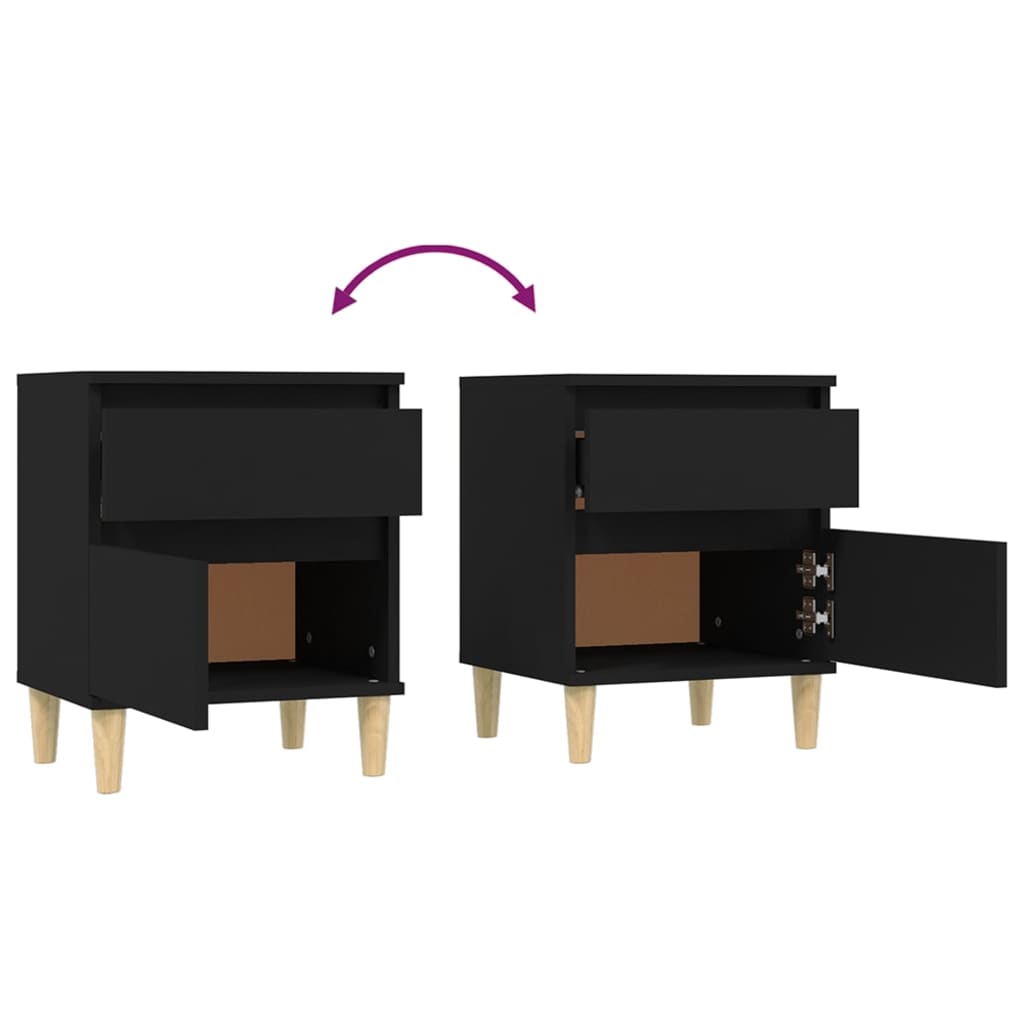Bedside Cabinets 2 Pcs 40X35X50 Cm
