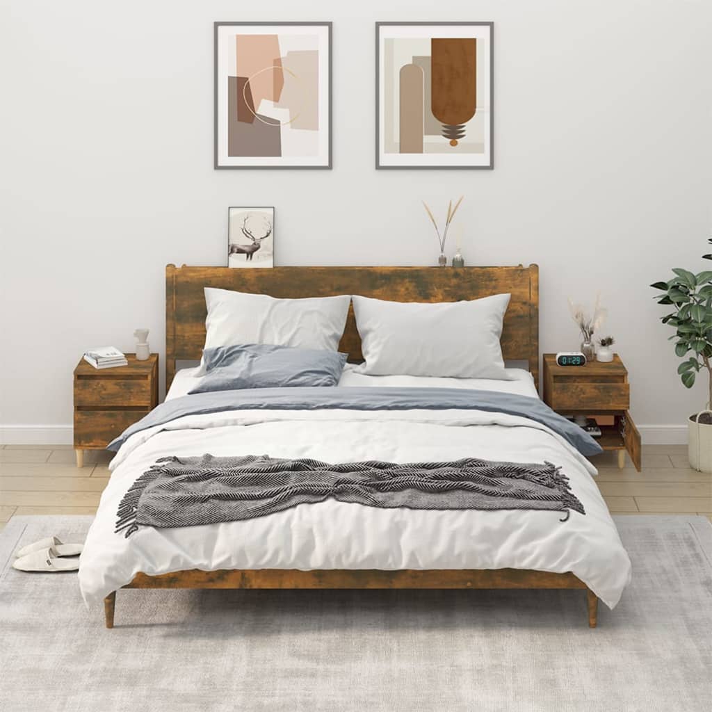 Bedside Cabinets 2 Pcs 40X35X50 Cm