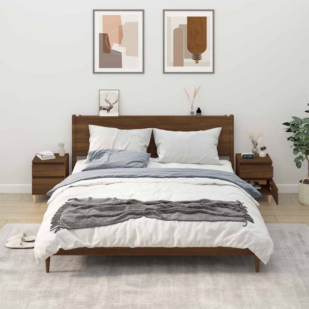 Bedside Cabinets 2 Pcs 40X35X50 Cm