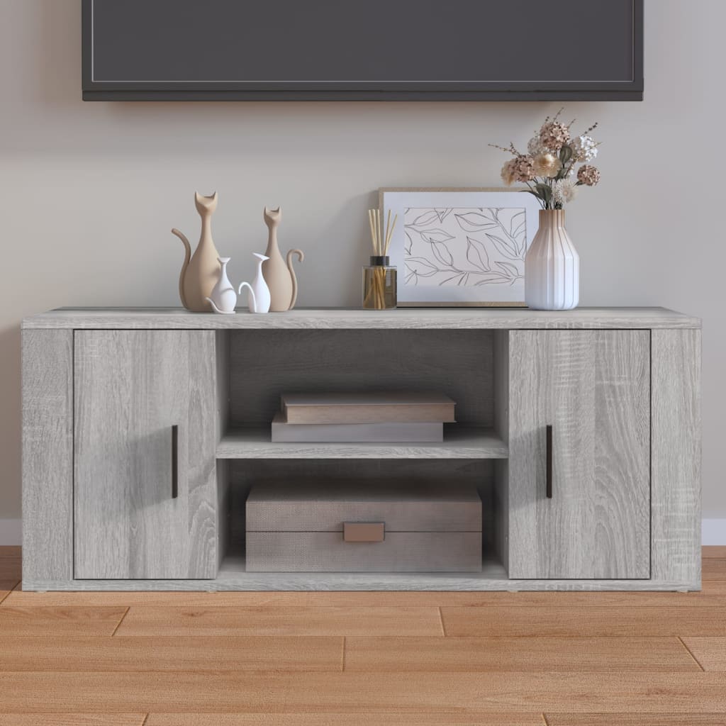 Tv Cabinet 100X35X40 Cm Engineered Wood