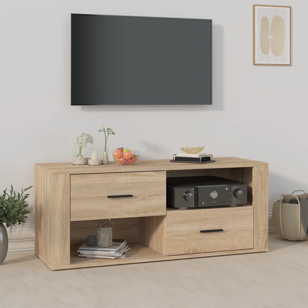 Tv Cabinet 100X35X40 Cm Engineered Wood