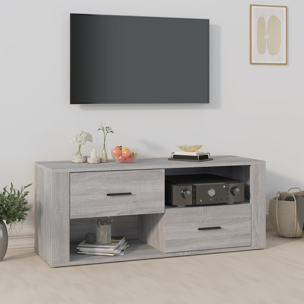 Tv Cabinet 100X35X40 Cm Engineered Wood