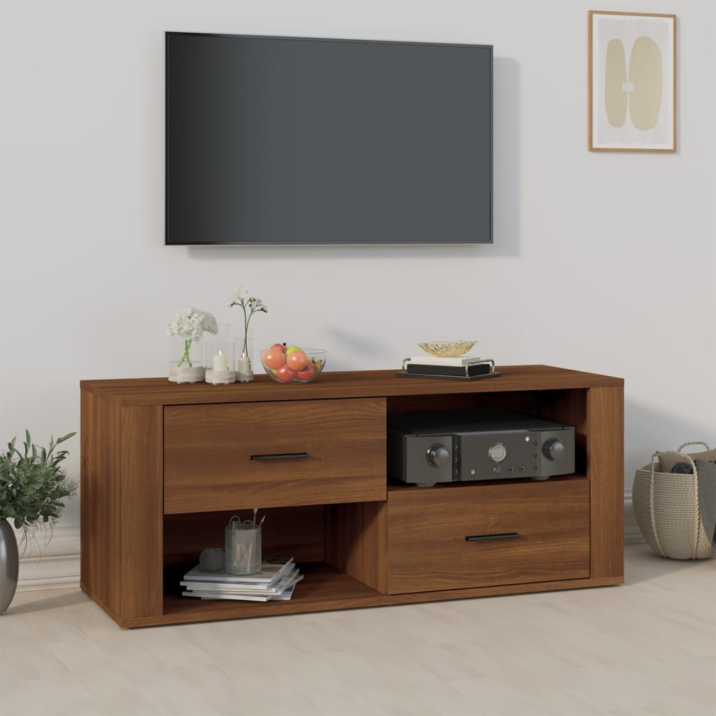 Tv Cabinet 100X35X40 Cm Engineered Wood