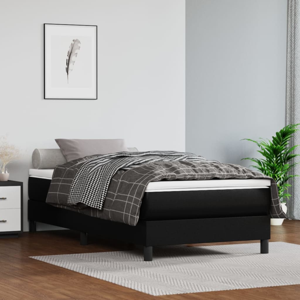 Bed Frame Without Mattress Double Faux Leather (Uk/Ie/Fi/No Only)