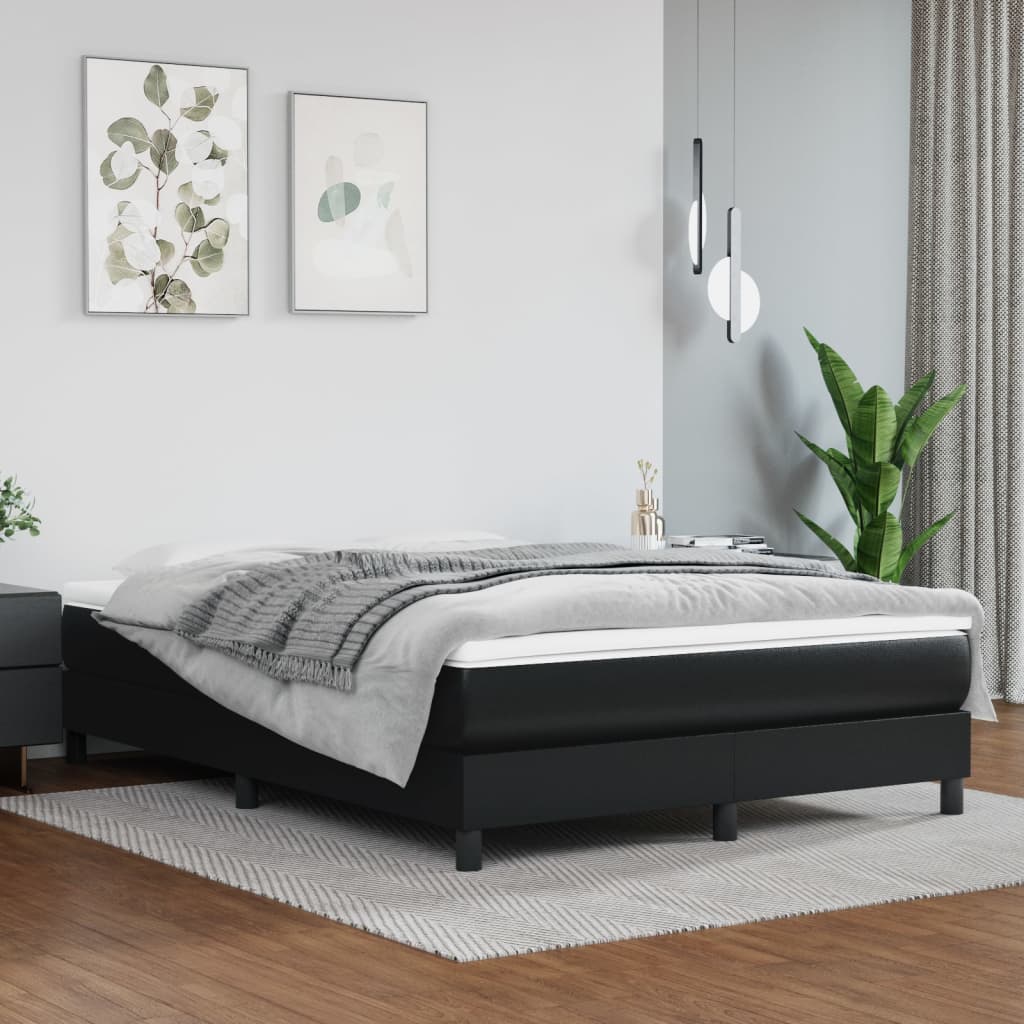Bed Frame Without Mattress Double Faux Leather (Uk/Ie/Fi/No Only)