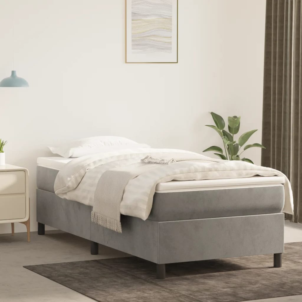 Bed Frame Without Mattress Super King Velvet (Uk/Ie/Fi/No Only)