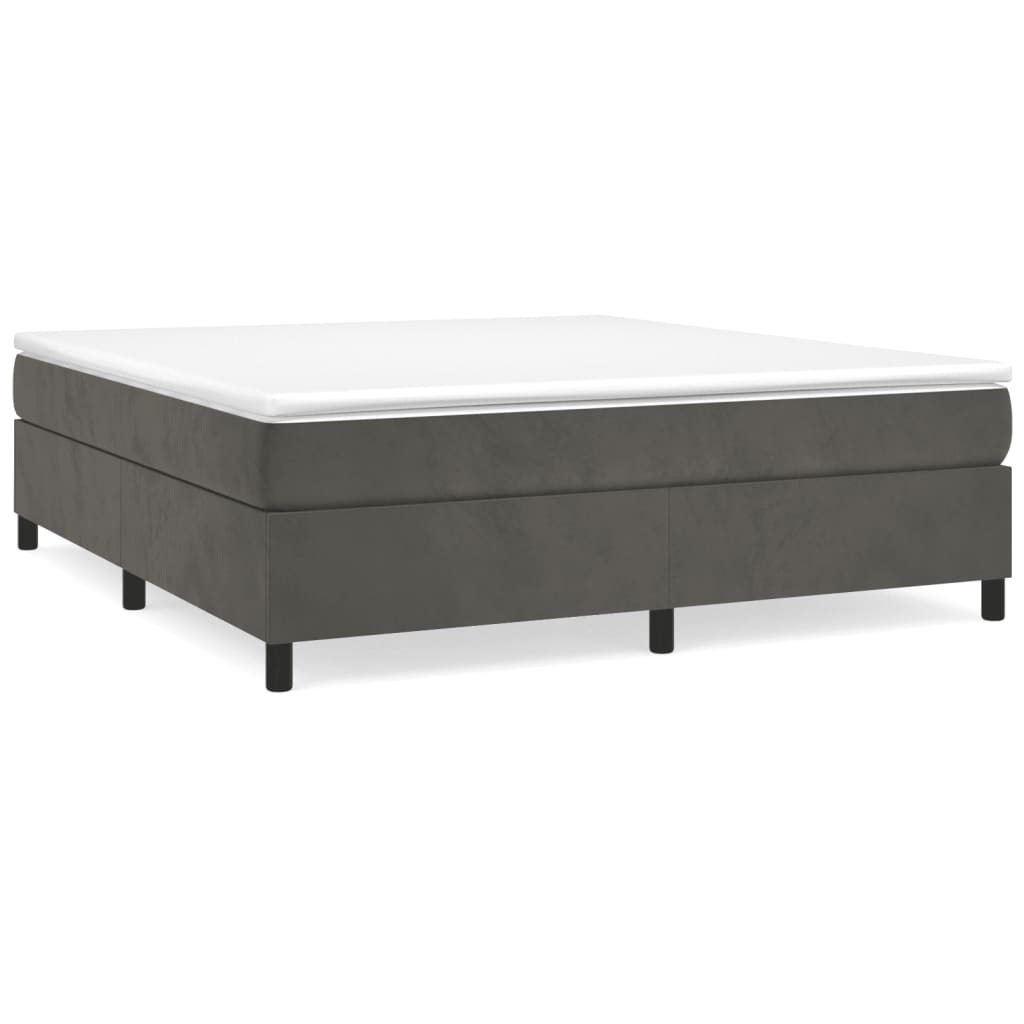 Bed Frame Without Mattress Super King Velvet (Uk/Ie/Fi/No Only)