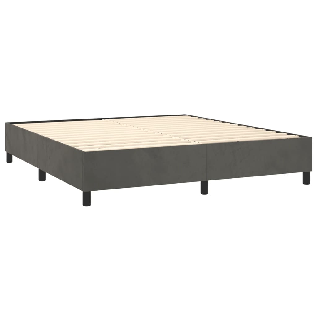 Bed Frame Without Mattress Super King Velvet (Uk/Ie/Fi/No Only)