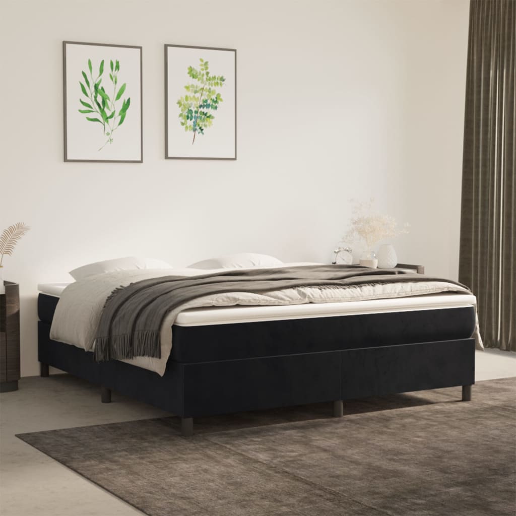 Bed Frame Without Mattress Super King Velvet (Uk/Ie/Fi/No Only)