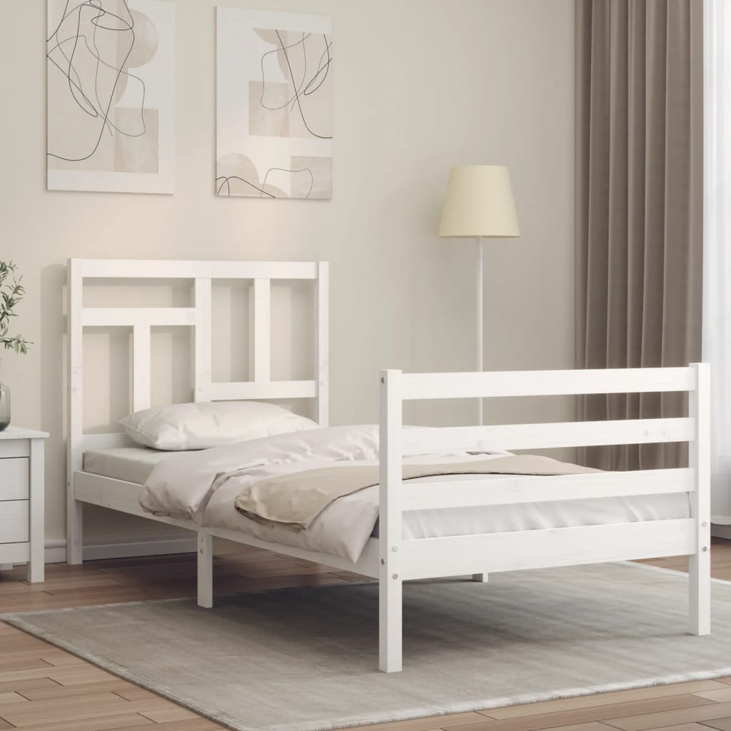 Bed Frame Without Mattress Small Single Solid Wood