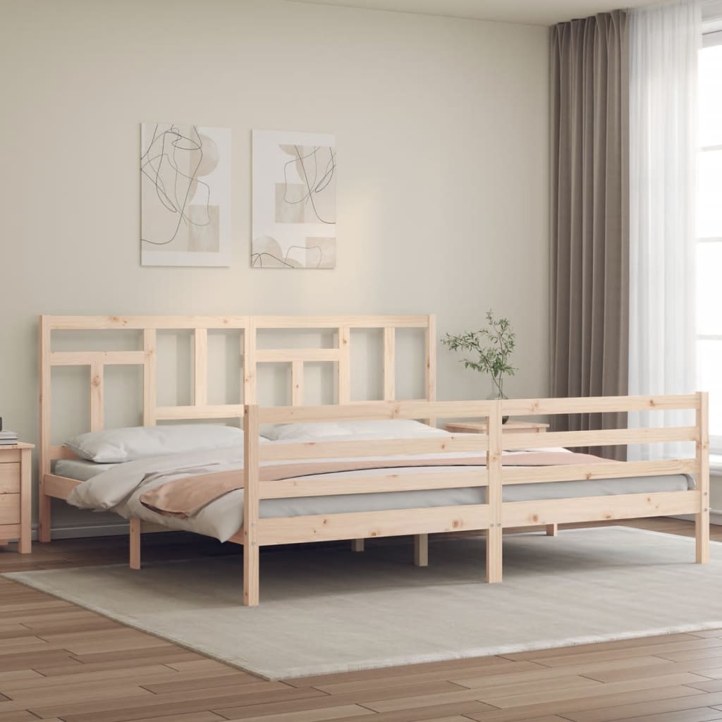 Bed Frame Without Mattress Small Single Solid Wood
