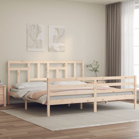 Bed Frame Without Mattress Small Single Solid Wood