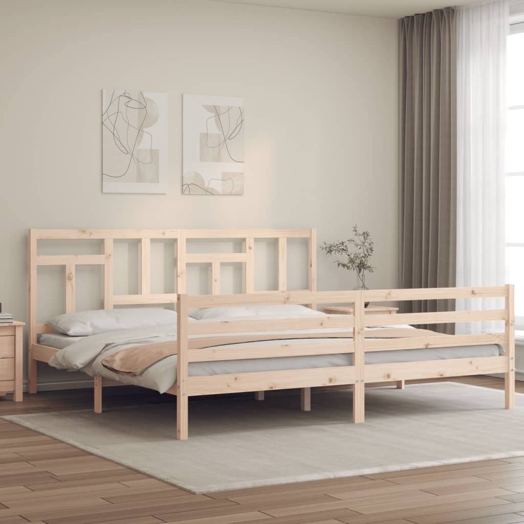 Bed Frame Without Mattress Small Single Solid Wood