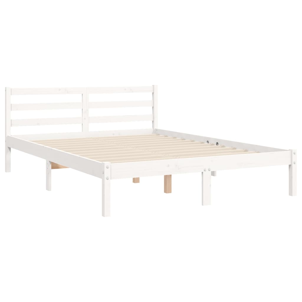 Bed Frame Without Mattress Small Double Solid Wood
