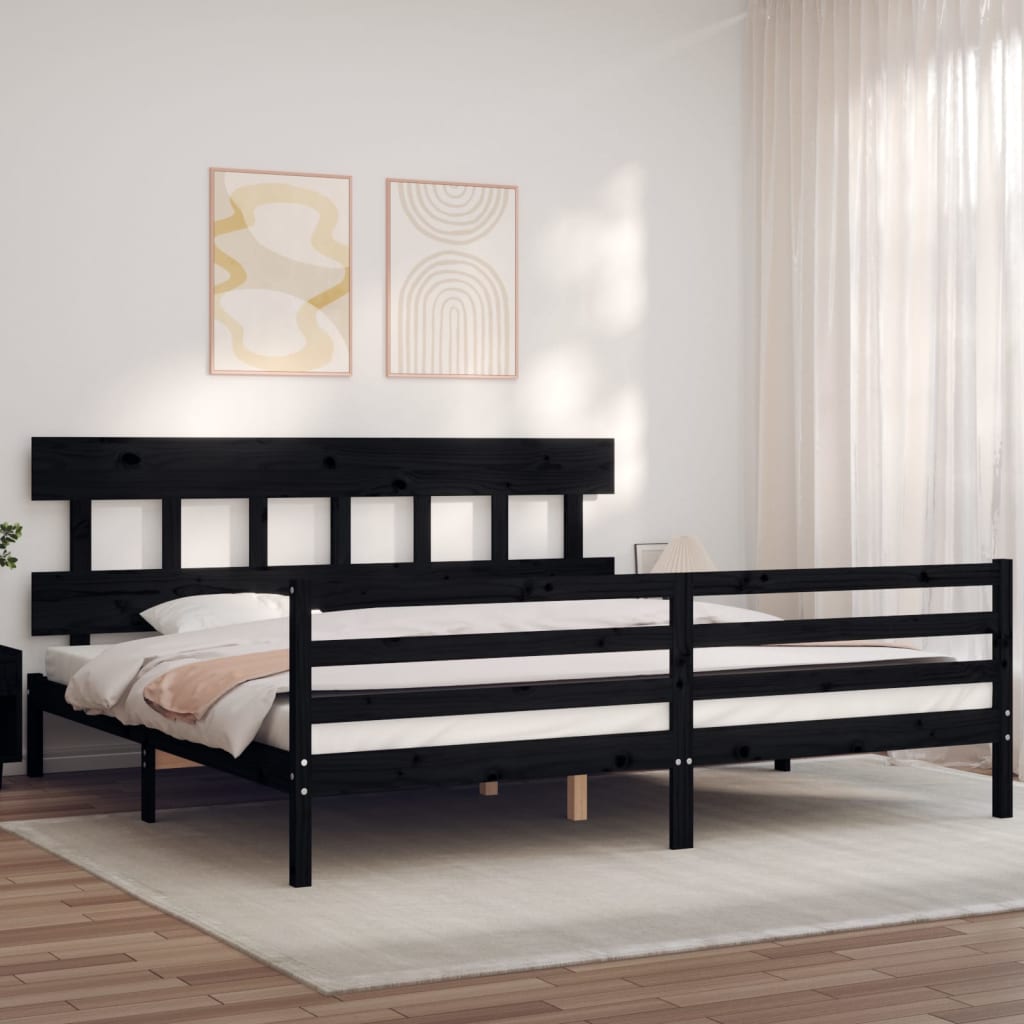 Senior Bed Without Mattress Single Solid Wood