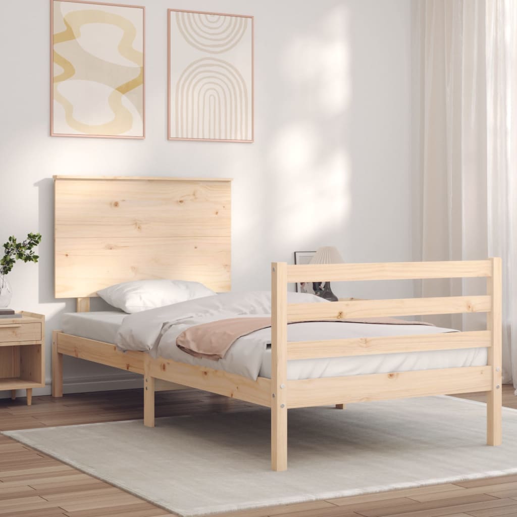 Bed Frame Without Mattress Solid Wood